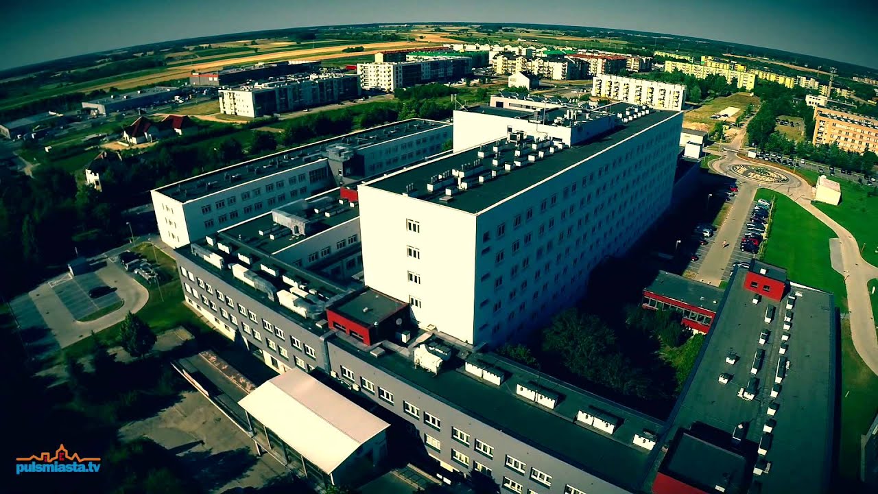 Bialski szpital - widok z drona - www.pulsmiasta.tv