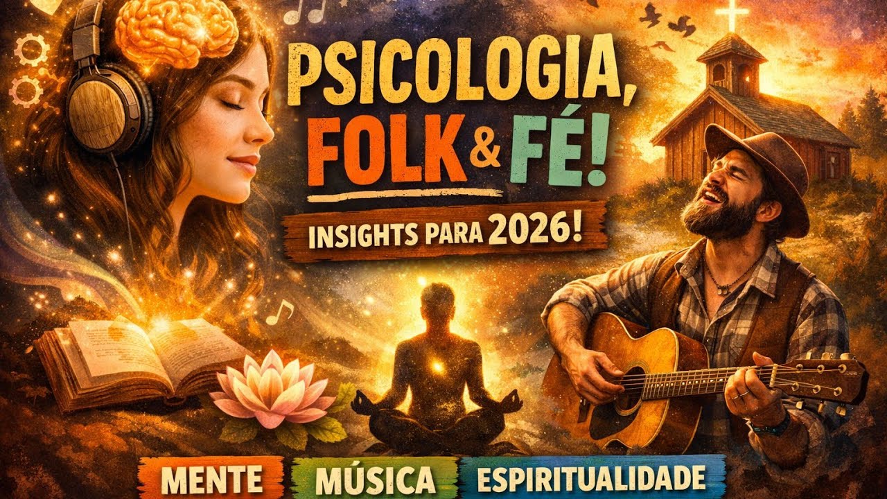 ANSIEDADE EM 2026? 12 Minutos de Paz e Reflexões Psicanalíticas (Música Folk)