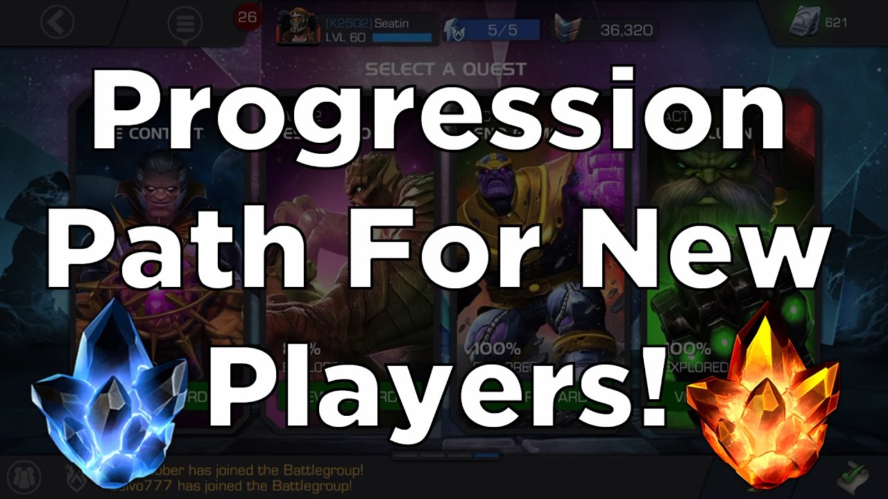 Progression Path For New Players - Beginner Guide - Marvel Contest of Champions