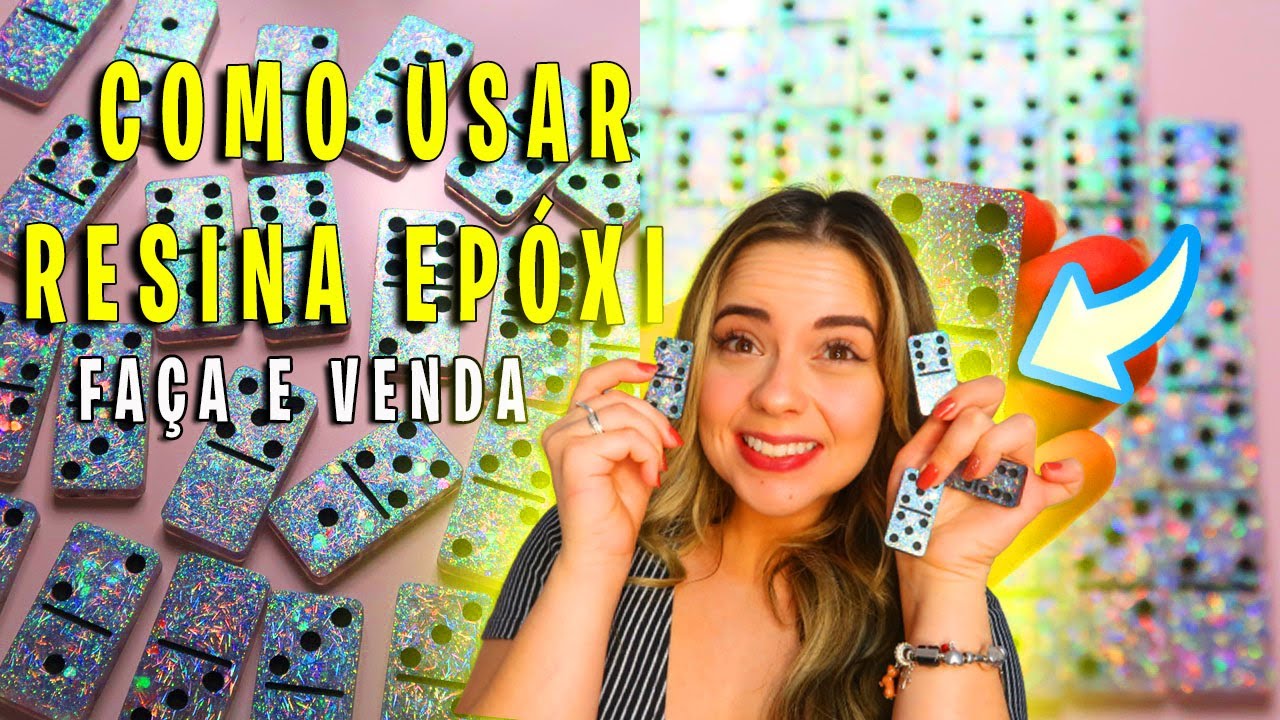 COMO GANHAR MUITO DINHEIRO COM RESINA EPÓXI FAZENDO SEU PRÓPRIO DOMINO