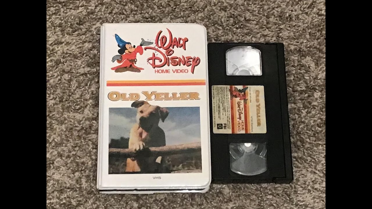 Opening & Closing to Old Yeller 1981 VHS [Walt Disney Home Video]