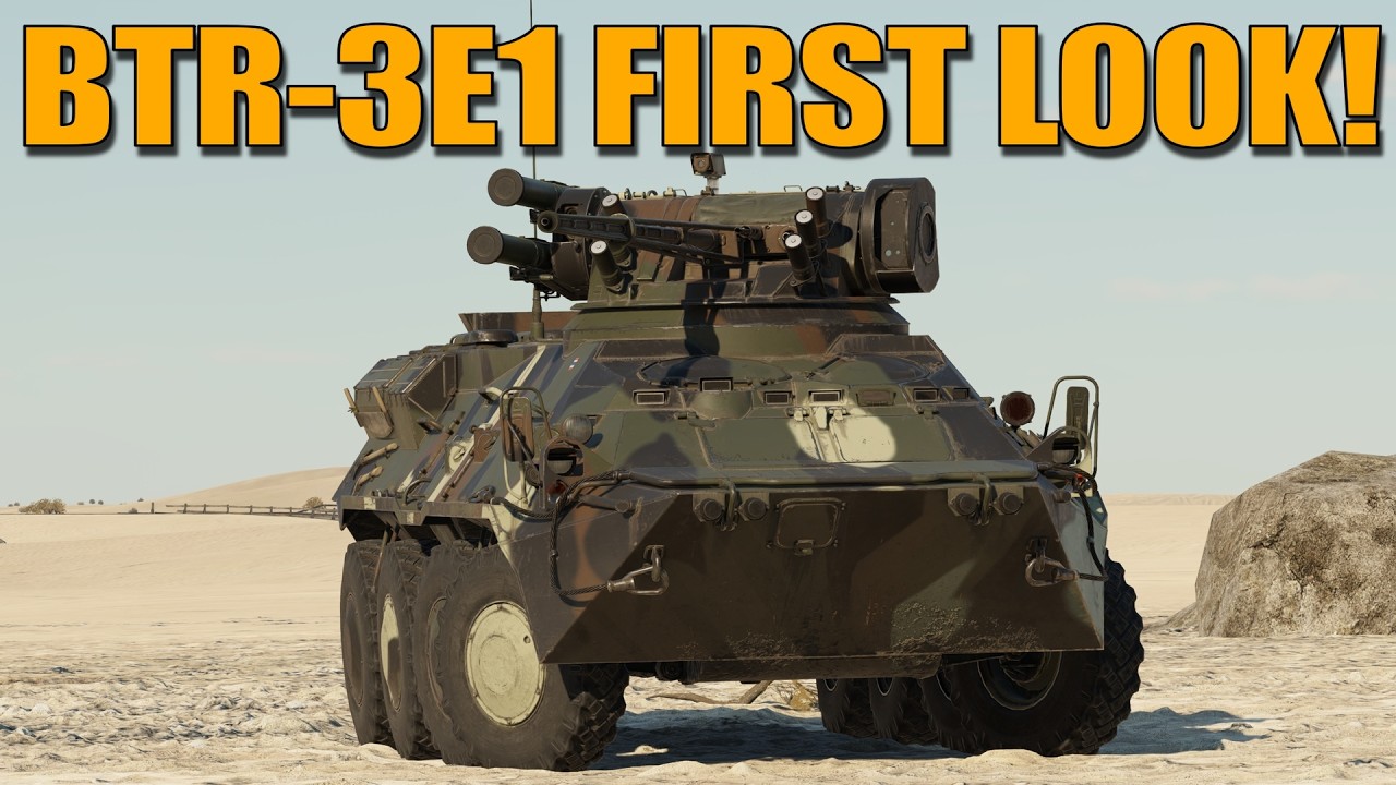 Первый взгляд на БТР-3Э1! Новый украинский БТР, используемый Таиландом! - War Thunder