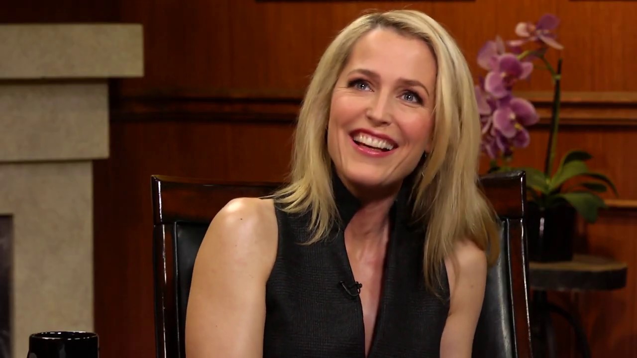Gillian Anderson at Larry King II FULL interview