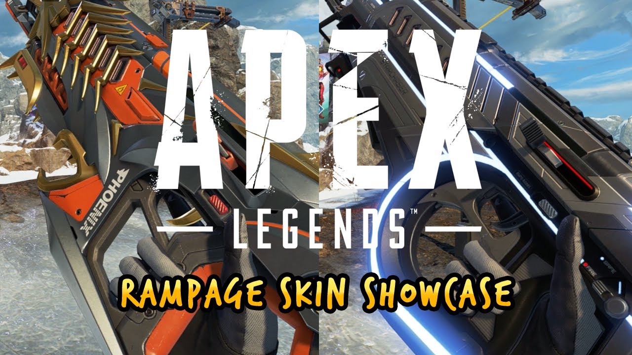 Rampage Rebirth & Allocated Steel Skin Showcase【Apex Legends】