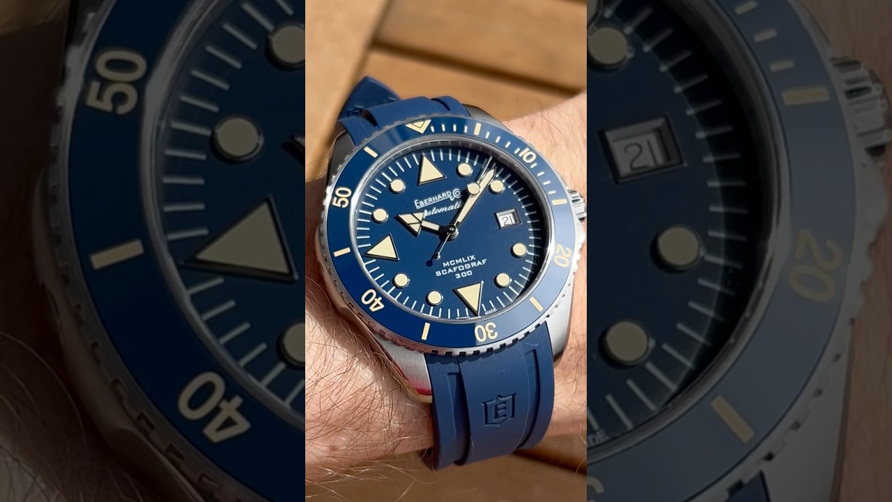 ❗️FORGET THE ROLEX SUBMARINER ❗️ EBERHARD SCAFOGRAF 300 MCMLIX, the BEST DIVE WATCH under $5000