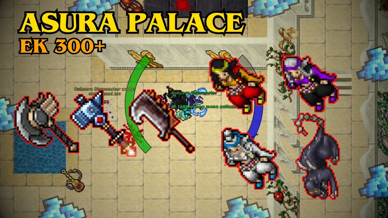 TIBIA - EK 349 | ASURA PALACE | 3.4KK RAW + 400K PROFIT