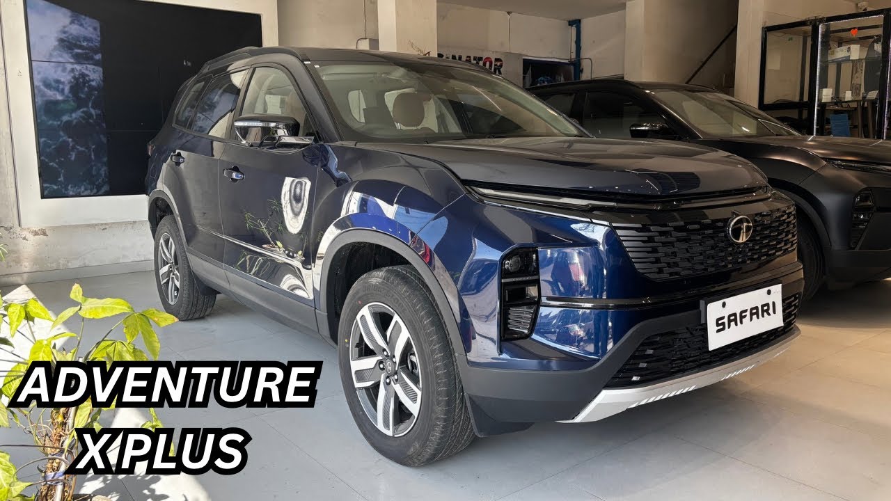 Tata Safari Adventure X plus AT | Full Detailed Walkaround Review @CarwithAshutosh