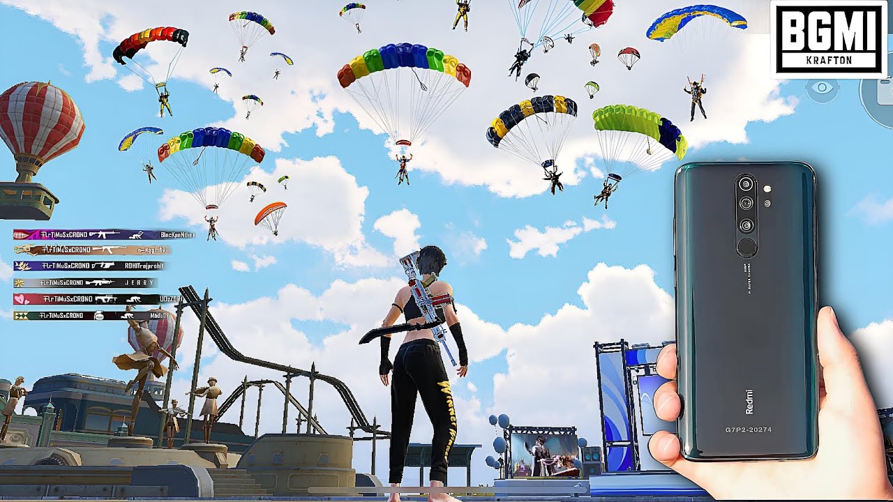 BEST 60 FPS ⚡️ PUBG TEST REDMI NOTE 8 PRO NO LAG BGMI NAFU GAMING