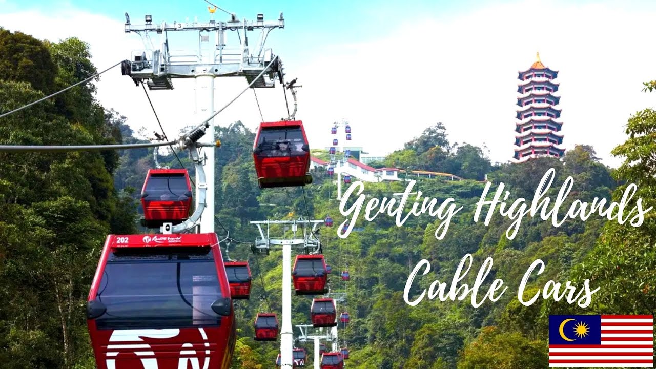 A trip to Genting Highlands by Cable Car - Kuala Lumpur,Malaysia - Before Covid Lockdown