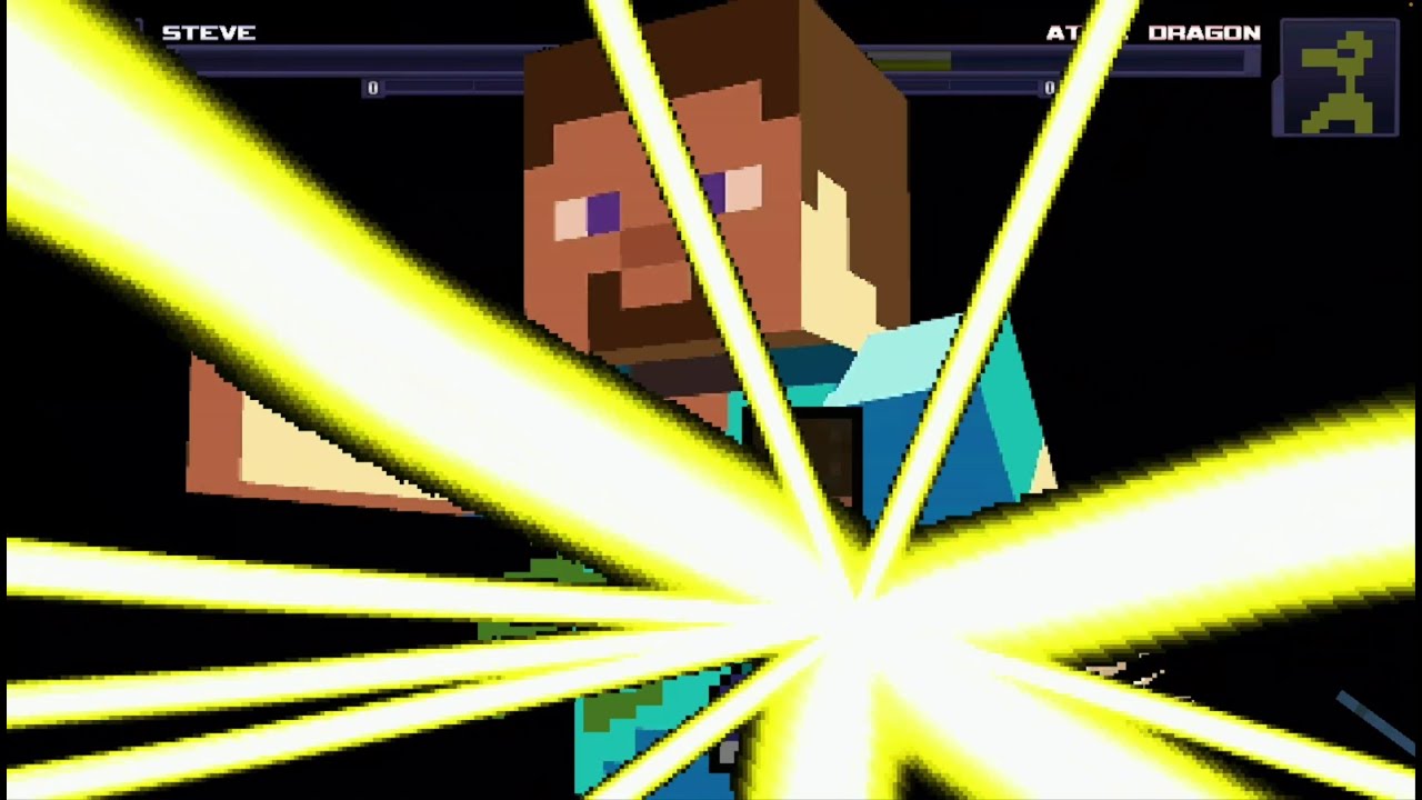 ATARI DRAGON VS STEVE MINECRAFT (MINECRAFT MANIA)
