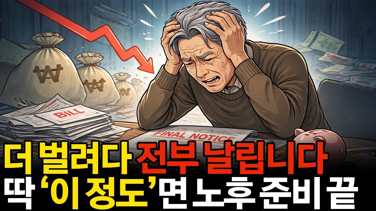 더 만들려다가 결국 다 잃습니다. 은퇴자금은 딱 이 정도만 준비하세