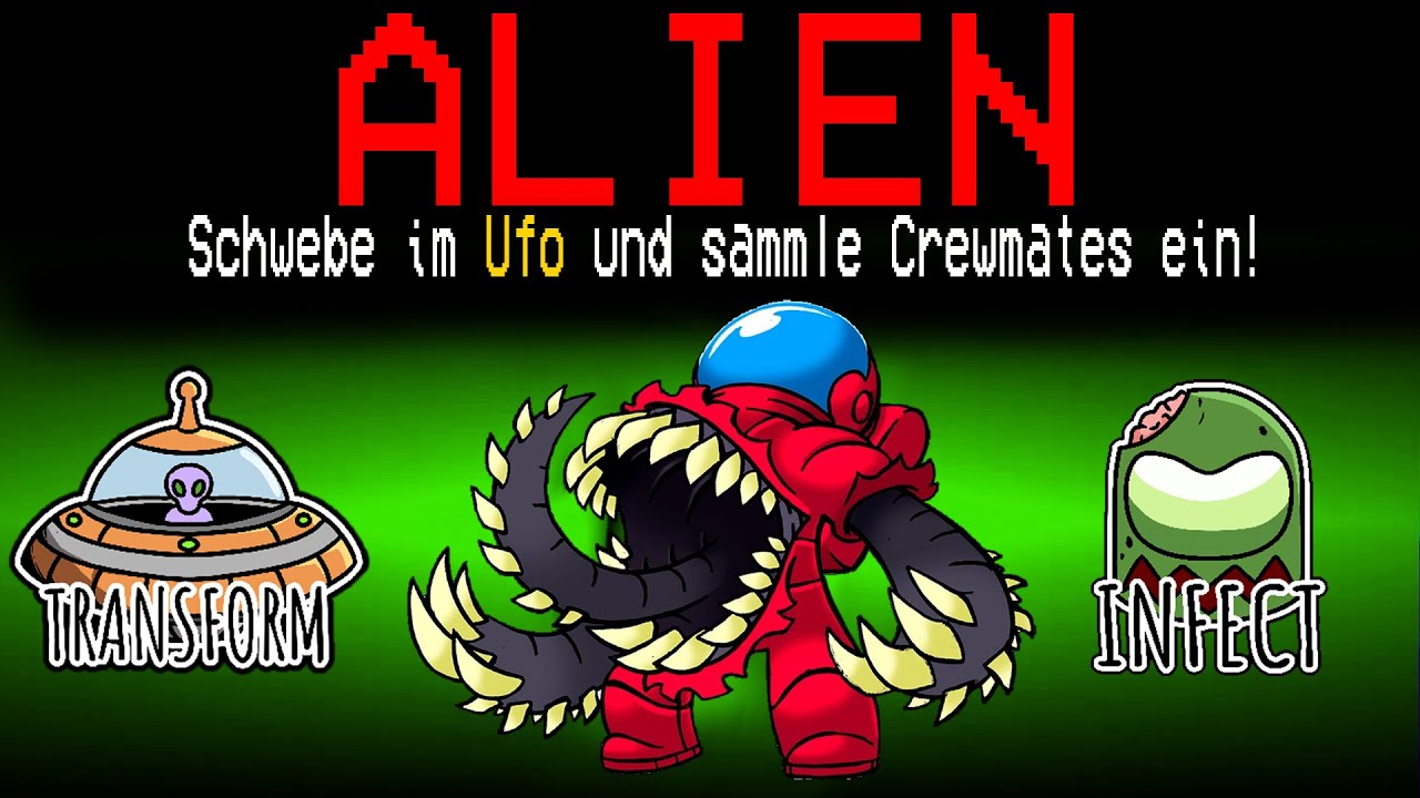 Neue ALIEN MONSTER ROLLE in Among Us!