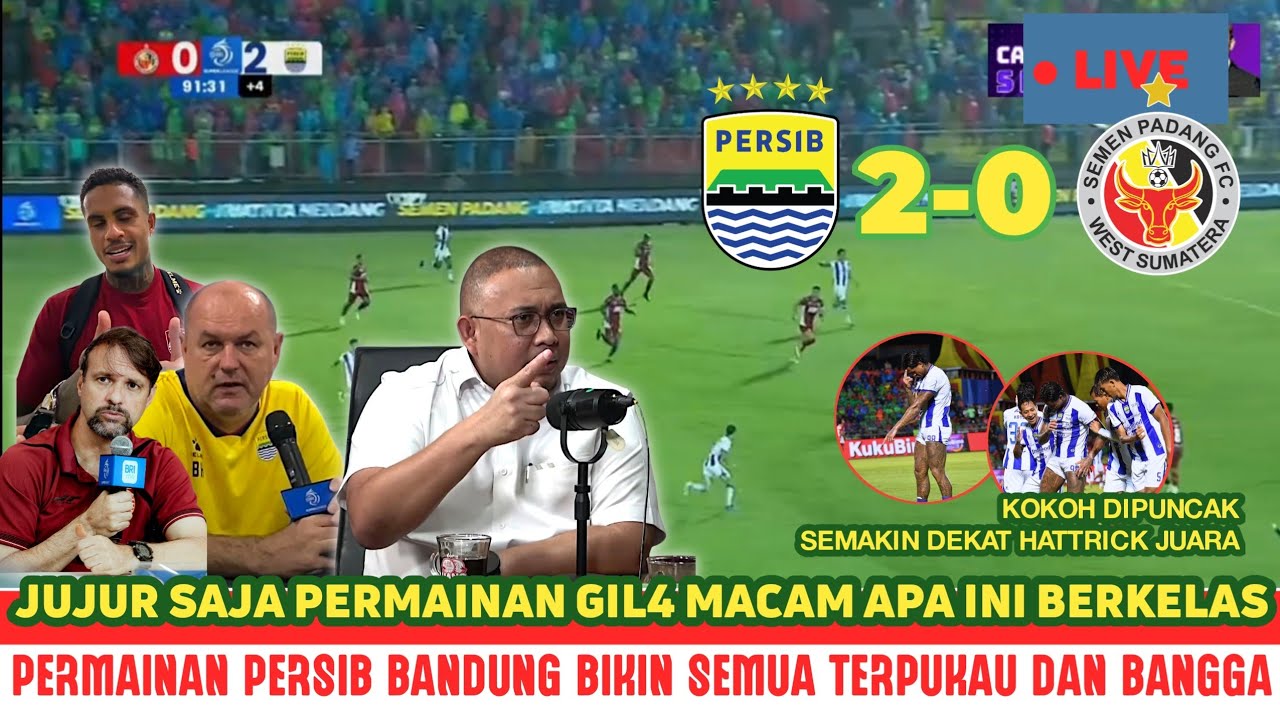 🔥TAKTIK CERDAS EROPA! Hasil Semen Padang Vs Persib~Reaksi Murka Andre Rosiade & Persija Tak Berdaya?