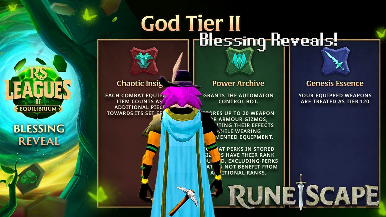 The Final Combat & God Blessings Are Here.. And They Look Cracked.. RuneScape Leagues 2 Equilibrium