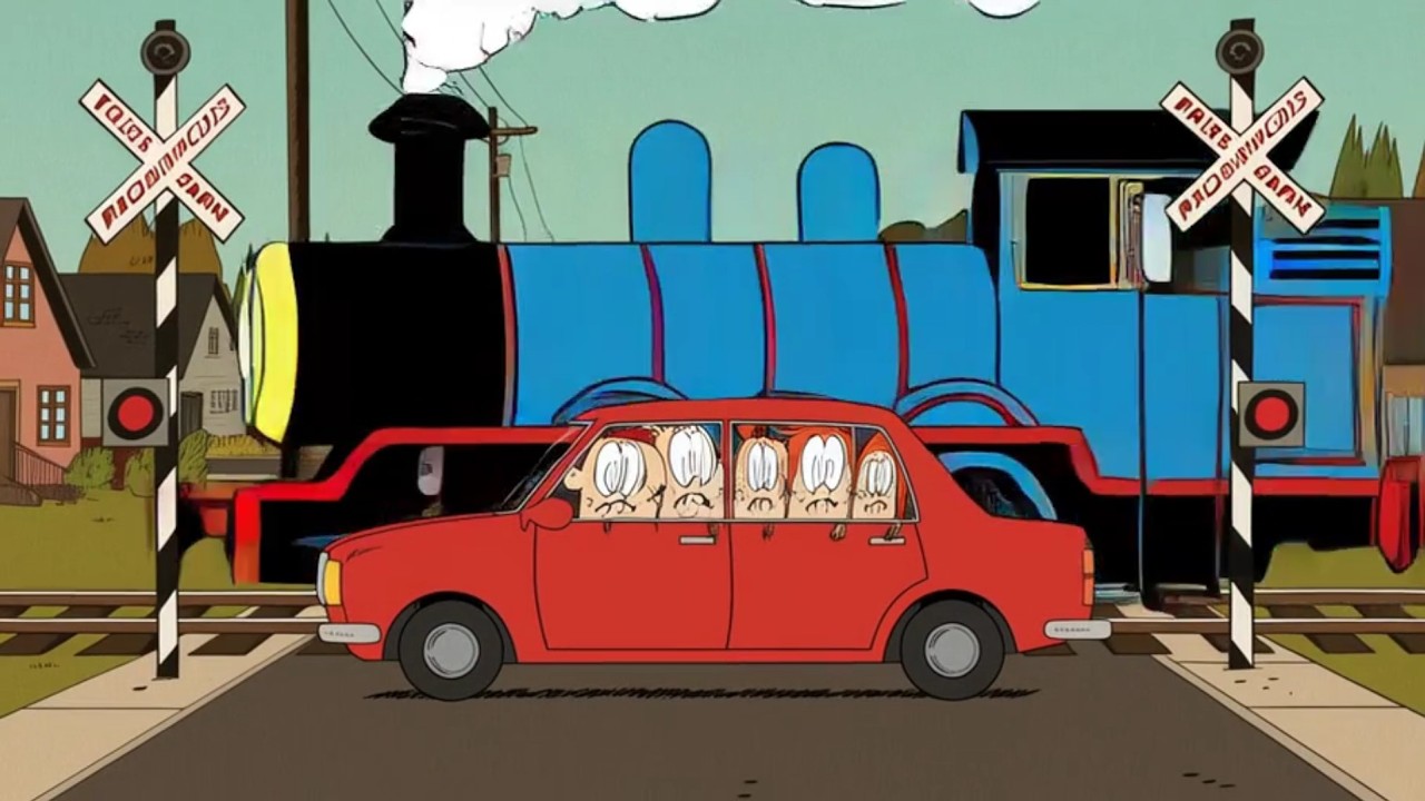 The Loud House, but it's ruined by AI