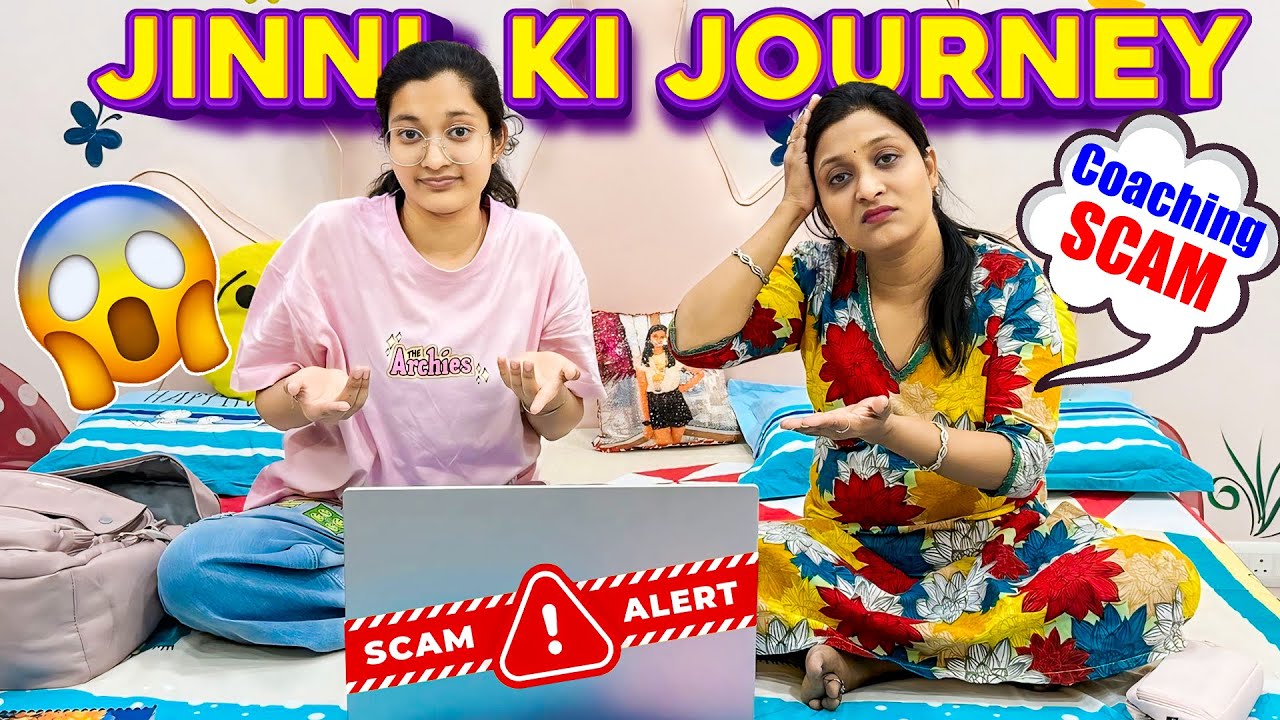 Jinni Ki Study Journey 🎓| Coaching Centres Ka SCAM 😱| Must Watch for Parents/Students | Cute Sisters