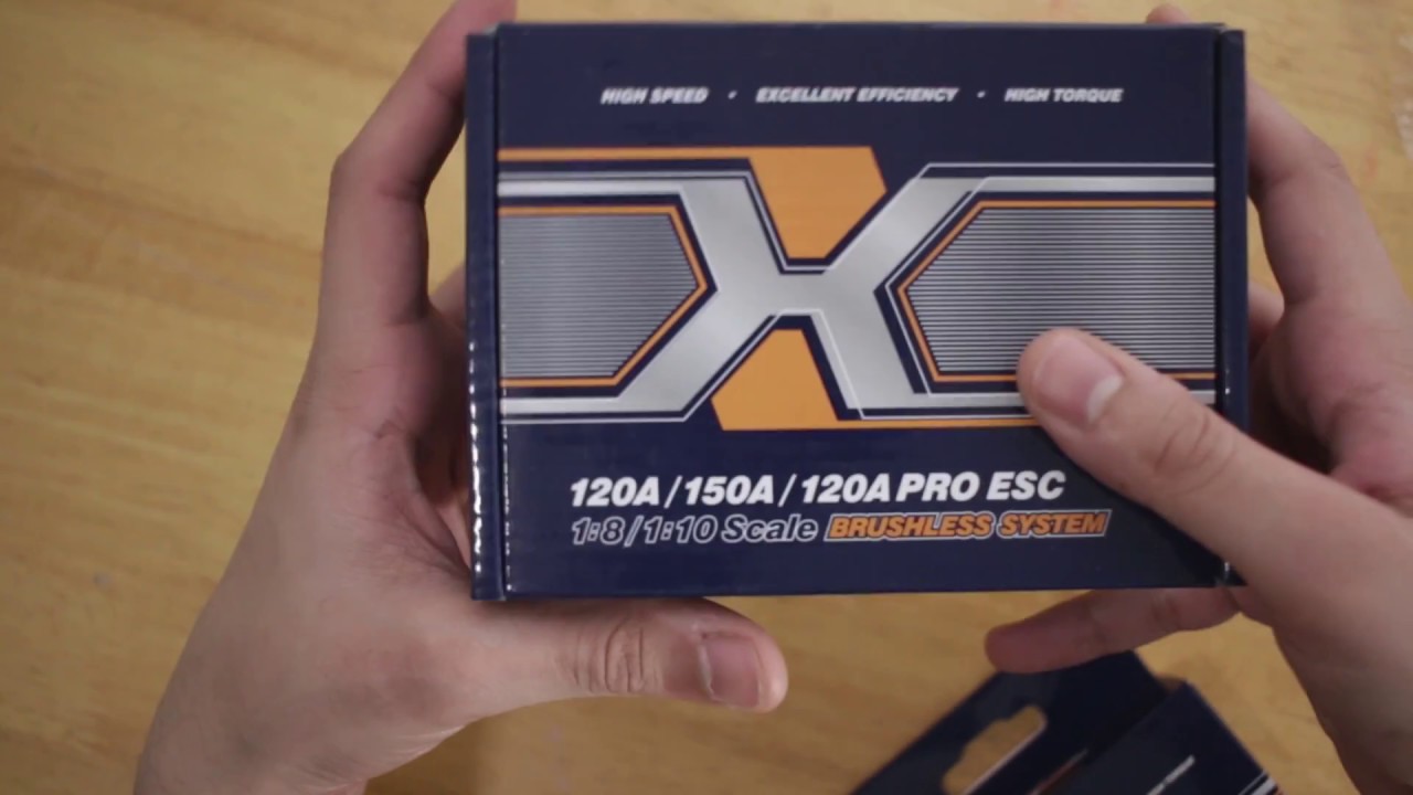 X-Car Beast 150A Car ESC and programming Card Unboxing