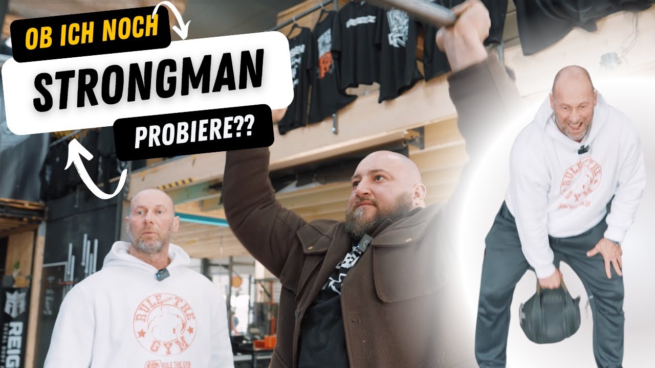 Du willst stark werden ? Hier trainiert der stärkste Mann Deutschlands. Besuch bei Dennis Kohlruss