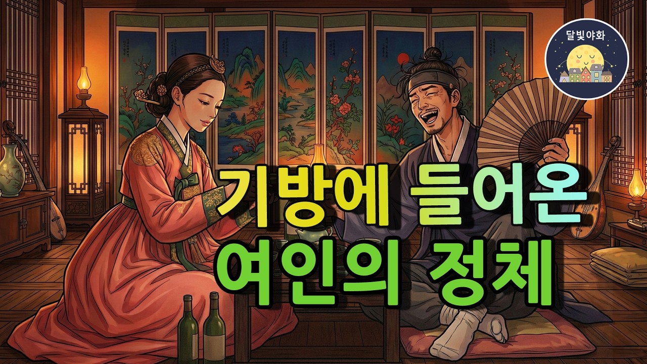 기방에 들어온 여인의 정체 / 화장을 고치고 기녀가 된 사연 #달빛야화 #옛날이야기 #민담