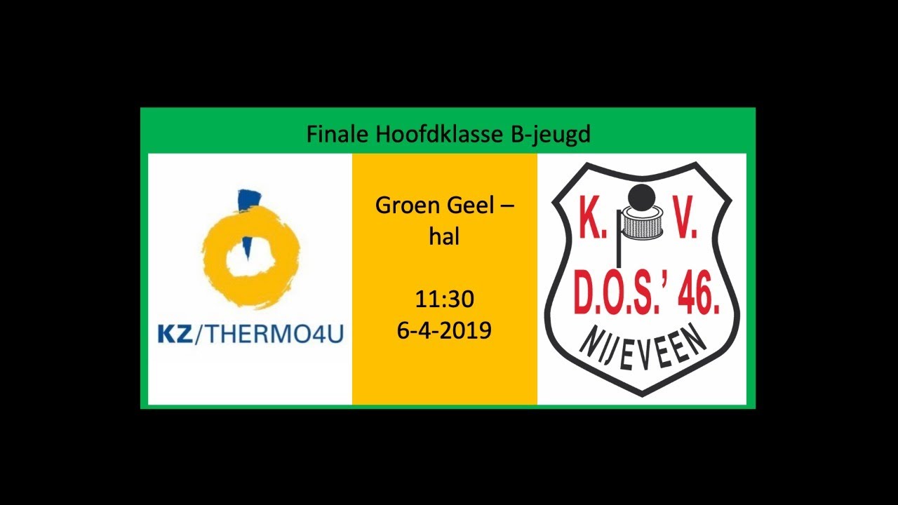 KZ/Thermo4U - DOS'46 B1 (Finale Hoofdklasse B-jeugd)