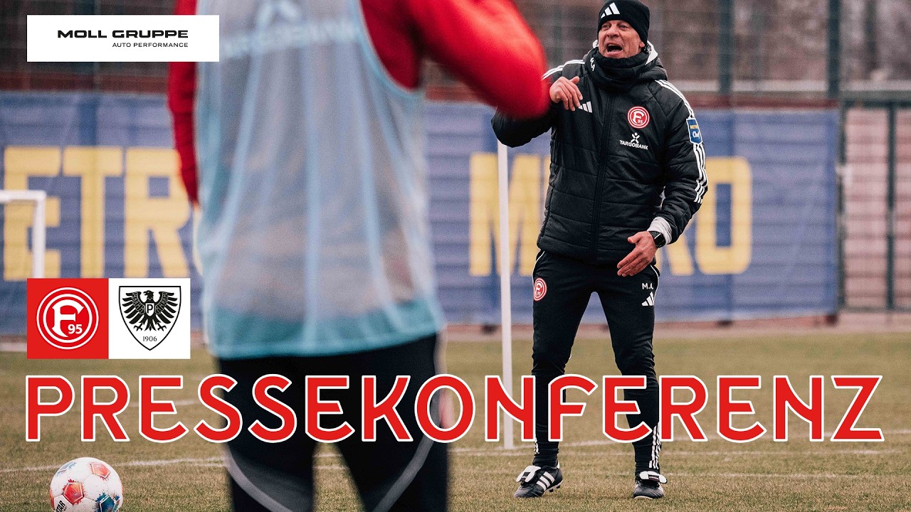 PRESSEKONFERENZ | Fortuna Düsseldorg gegen Preußen Münster | 2025/26 | Anfang vor #F95PRM
