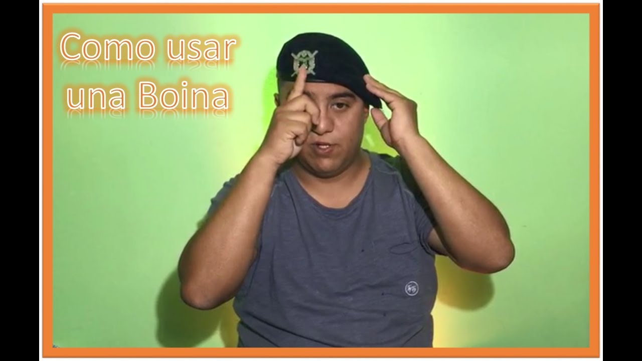 Como usar una Boina.