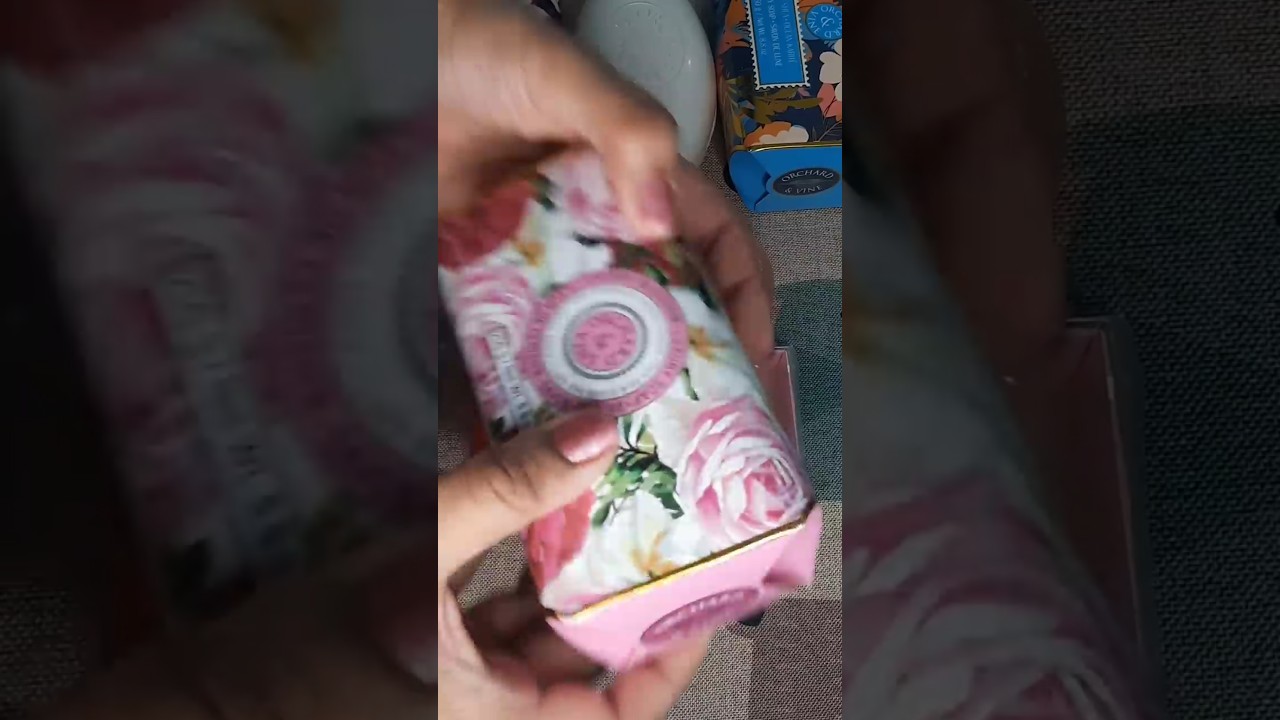Unboxing luxury soap ASMR #asmr #satisfying #soapasmr #soapunwrapping #soapunboxing #cleansingfoam