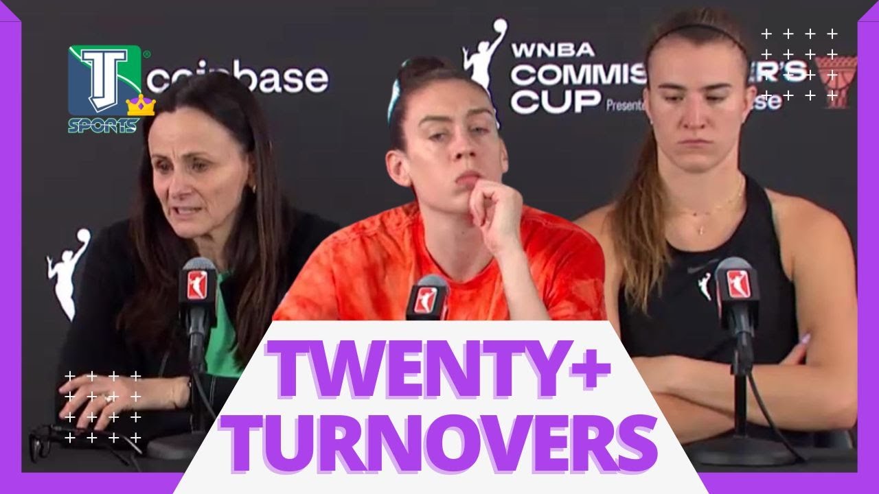 Sandy Brondello, Sabrina Ionescu & Breanna Stewart REACT to Liberty LOSING WNBA Commissioner's Cup