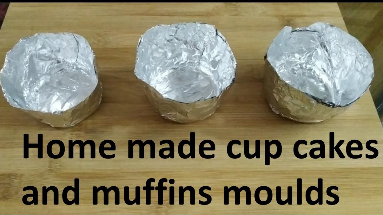 || Instant home made muffins/cup cakes moulds with aluminium  foil paper || to be used in OTG only