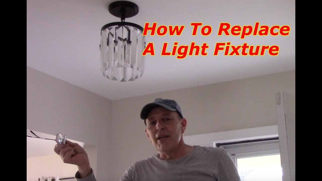 How To Replace A light Fixture