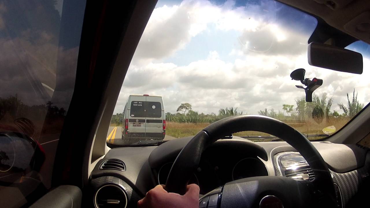 Punto Sporting 2013 Acelerando na BR a 190km/h