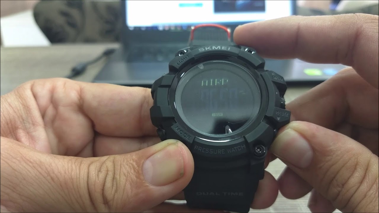 Review Relogio SKMEI 1358 CALIBRAÇÃO DO BARÔMETRO, ALTÍMETRO E BUSSOLA
