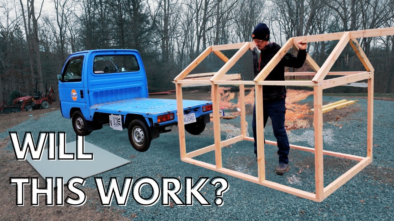 Building a Camper on a Japanese Truck - Kei Truck Camper Build