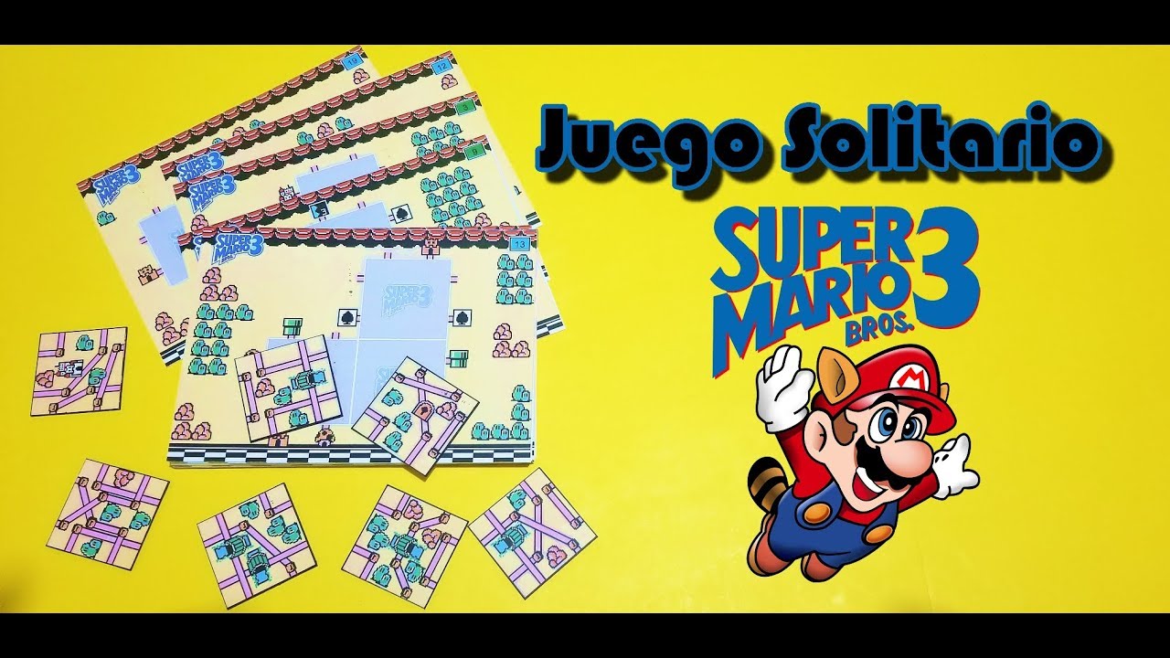 Juego Mesa Solitario Mario Bros 3
