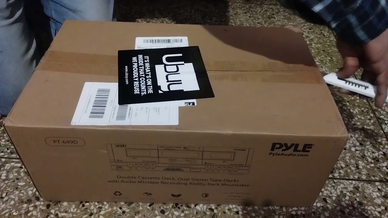 ((SOLD)) PYLE PT-649D STEREO DOUBLE CASSETTE DECK PLAYER/RECORDER | BRAND NEW!! | UNBOXING VIDEO!!