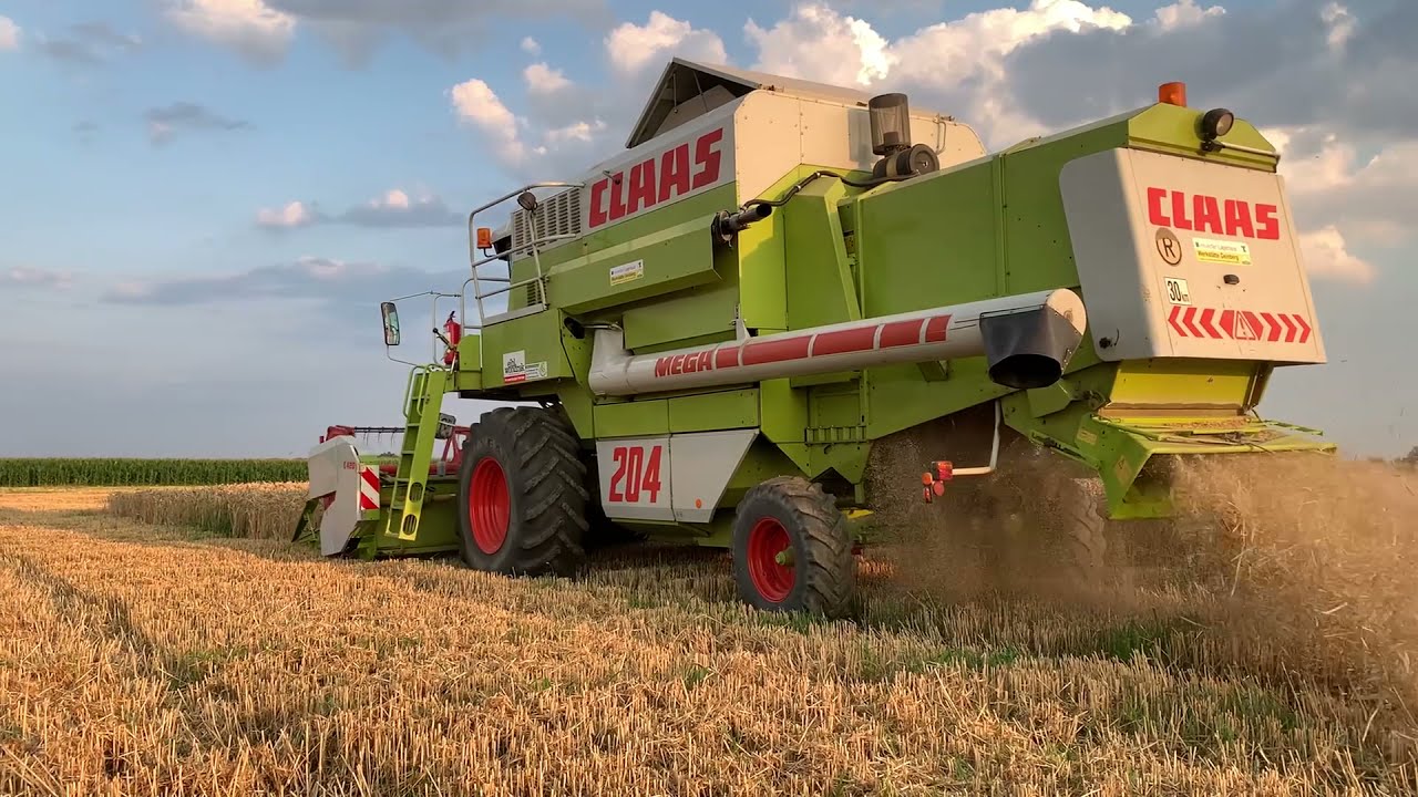 Żniwa 2021 Pszenica: Nowy Nabytek Claas Mega 204