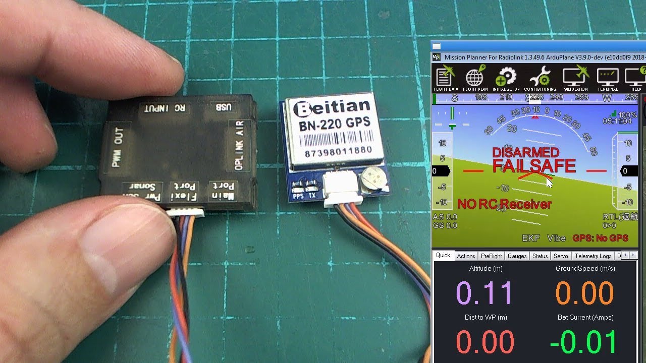 Ardupilot на крошечном CC3D revo mini (~14 г с GPS!) — часть 1
