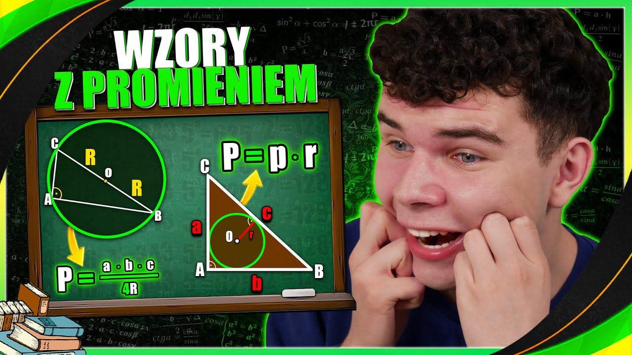 JAK OBLICZYĆ POLE TRÓJKĄTA? (okrąg opisany i okrąg wpisany)