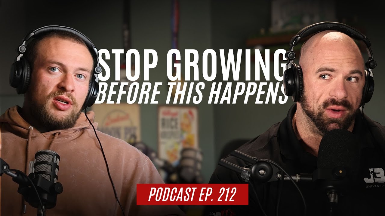 When Your Growth Phase Is Killing Your Gains (And How to Know It's Over) | J3U Podcast Ep. 212