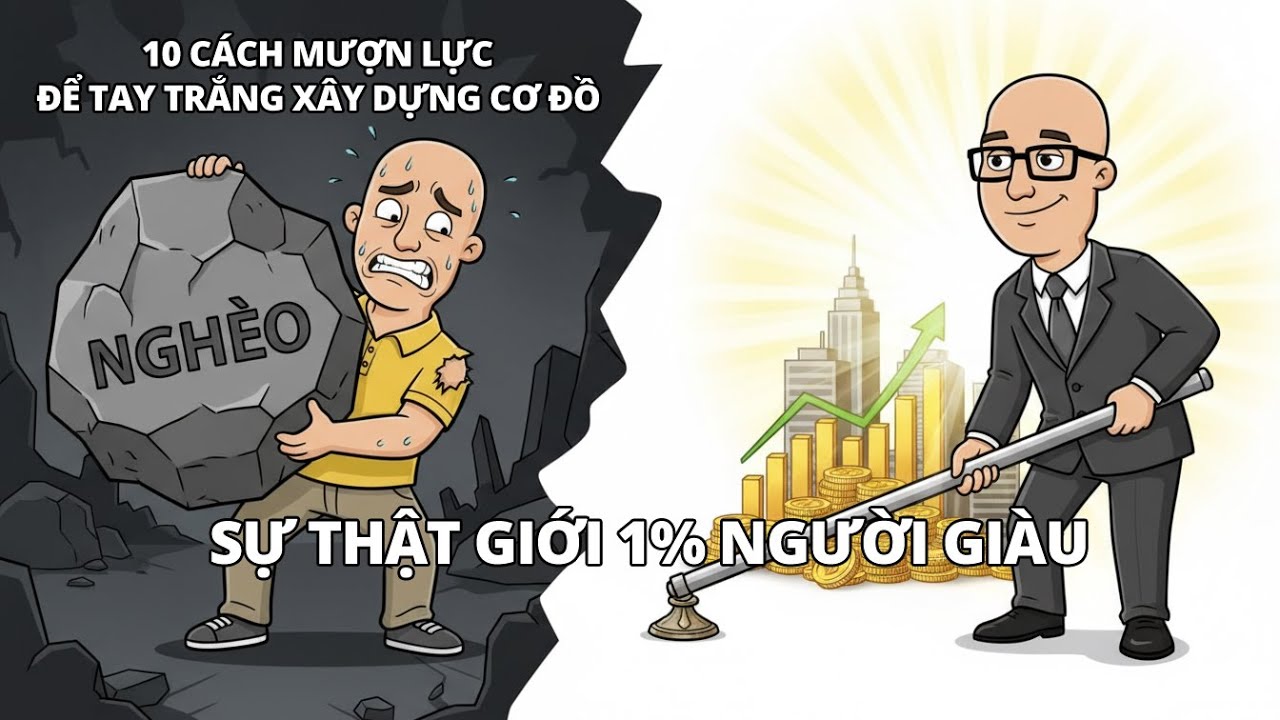 10 Cách Mượn Lực Để Tay Trắng Xây Dựng Cơ Đồ - Sự Thật Giới 1% Không Bao Giờ Nói Ra