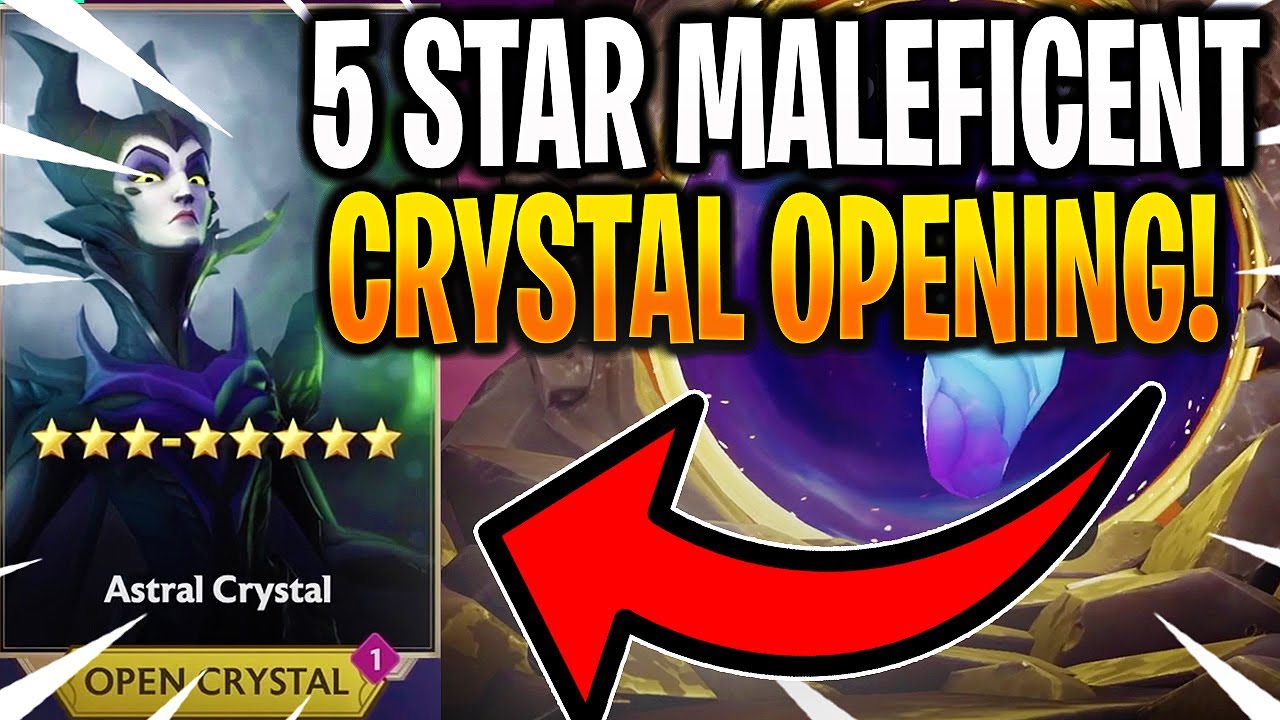 *NEW* 5 STAR MALEFICENT CRYSTAL OPENING! - Disney Mirrorverse