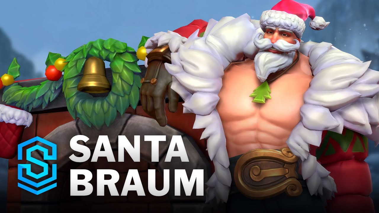 Santa Braum Wild Rift Skin Spotlight