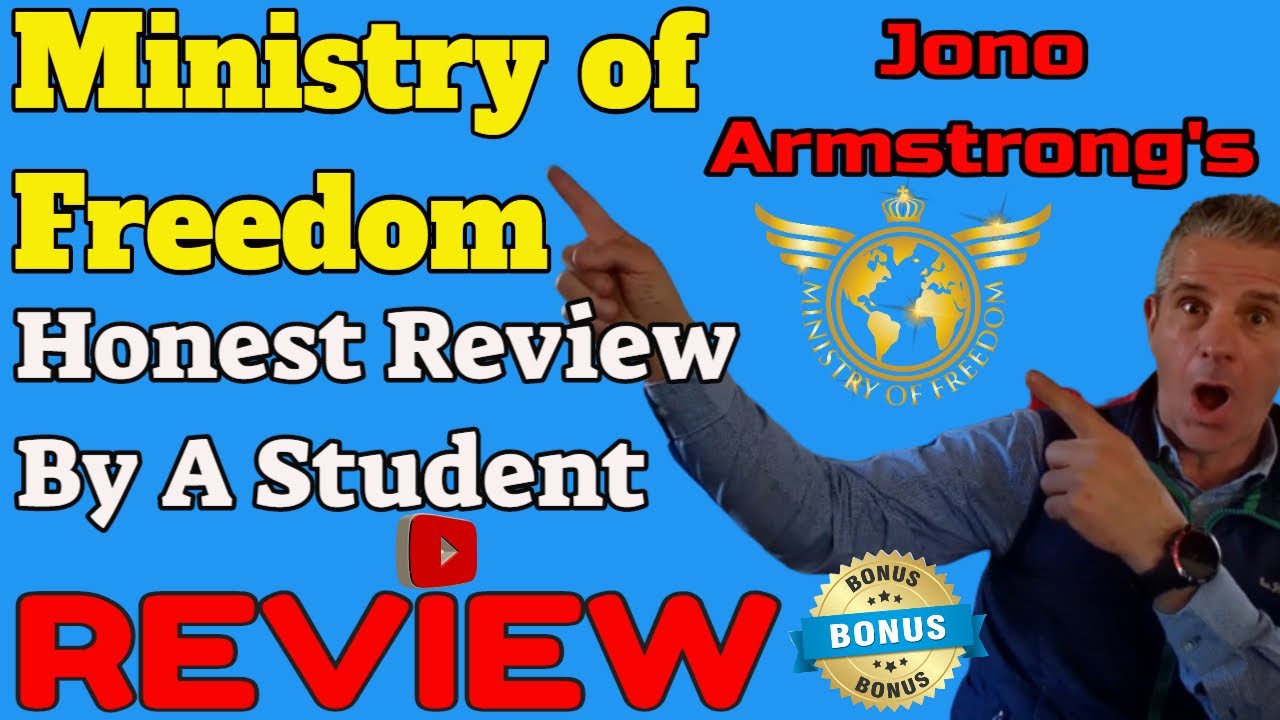 Ministry of Freedom Review: Huge Honest Results Using Ministry of Freedom💥MOF Jono Armstrong Review!