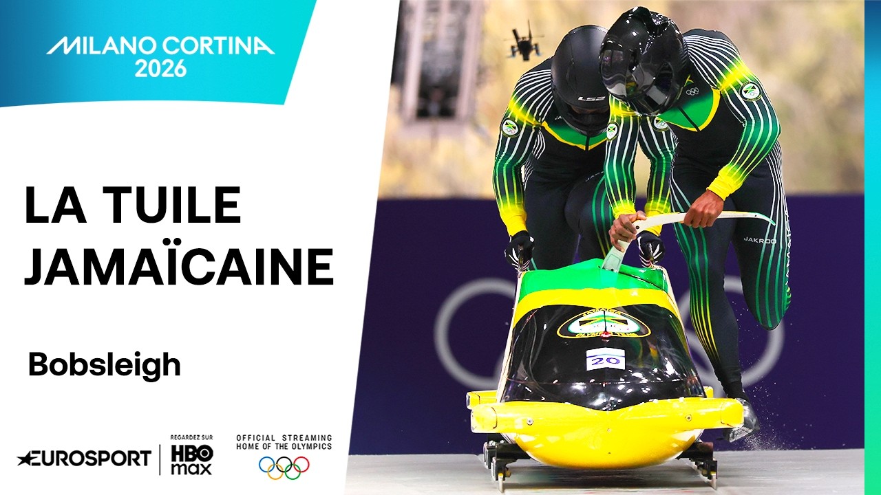 JO 2026 - C'était TRÈS CHAUD pour les Jamaïcains du BOBSLEIGH : dérapages, travers...