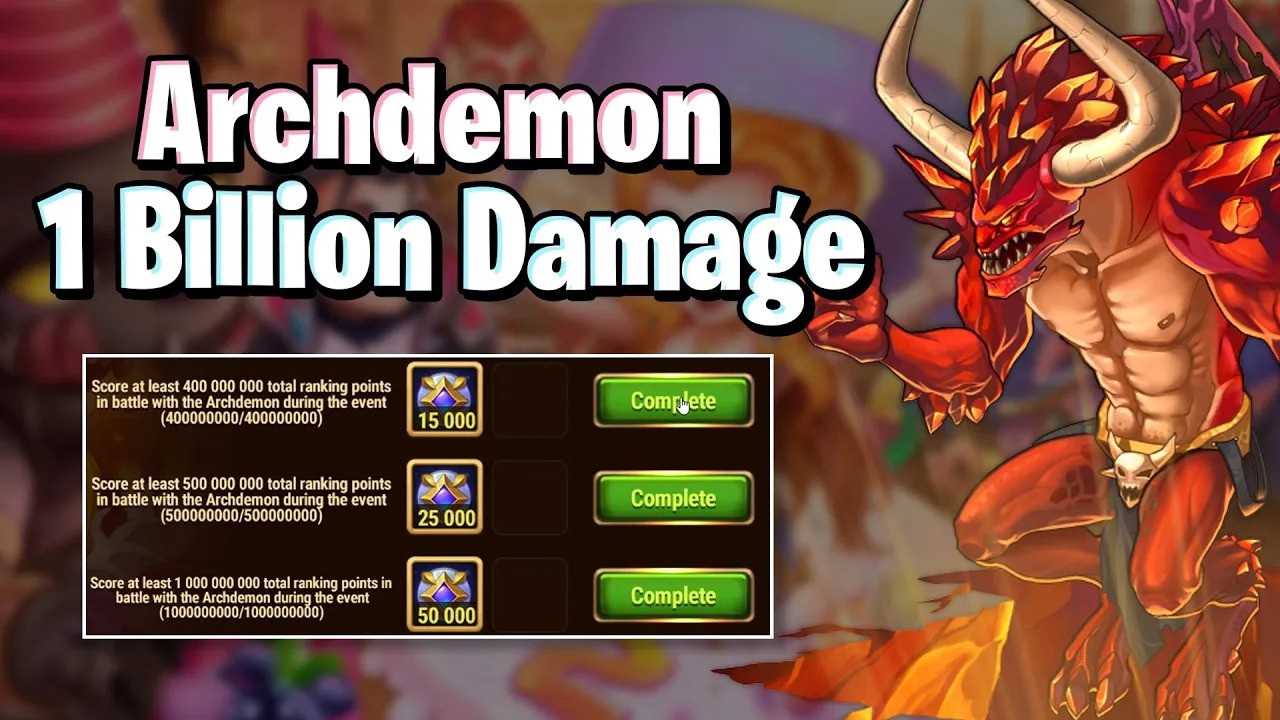 Hero Wars Adam event 🔥 1 BILLION Damage, Archdemon Guide! Best Team & Strategy