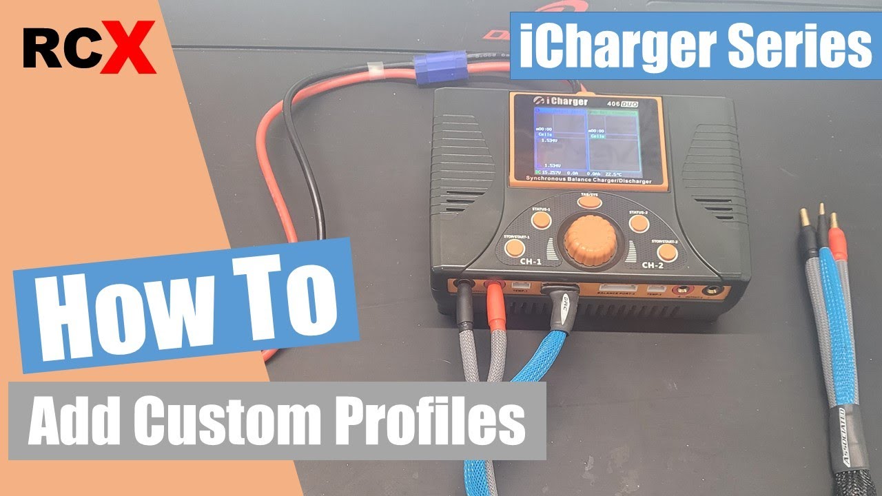 How to Add Profiles and Move them on the iCharger Duo
