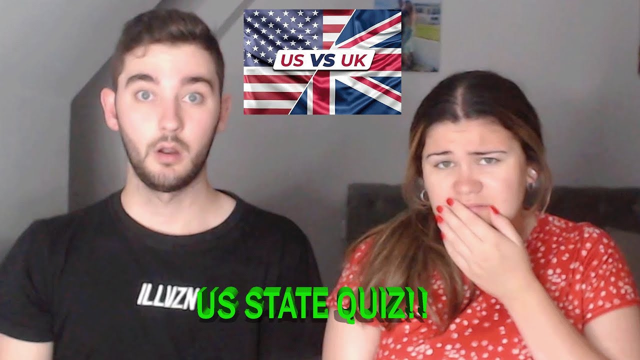 Which US State is the Most British!? | Brits Take US States Quiz!