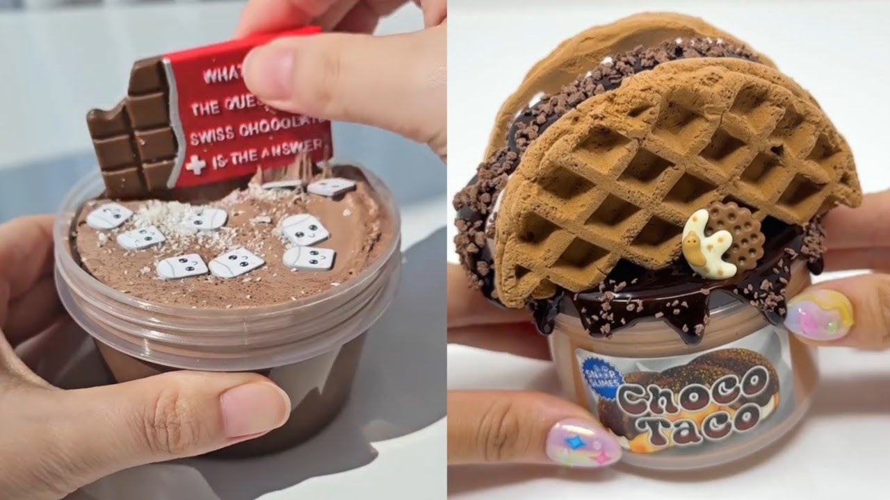 Best Ever Satisfying/ASMR/relaxing Brown Slime compilation video #2 