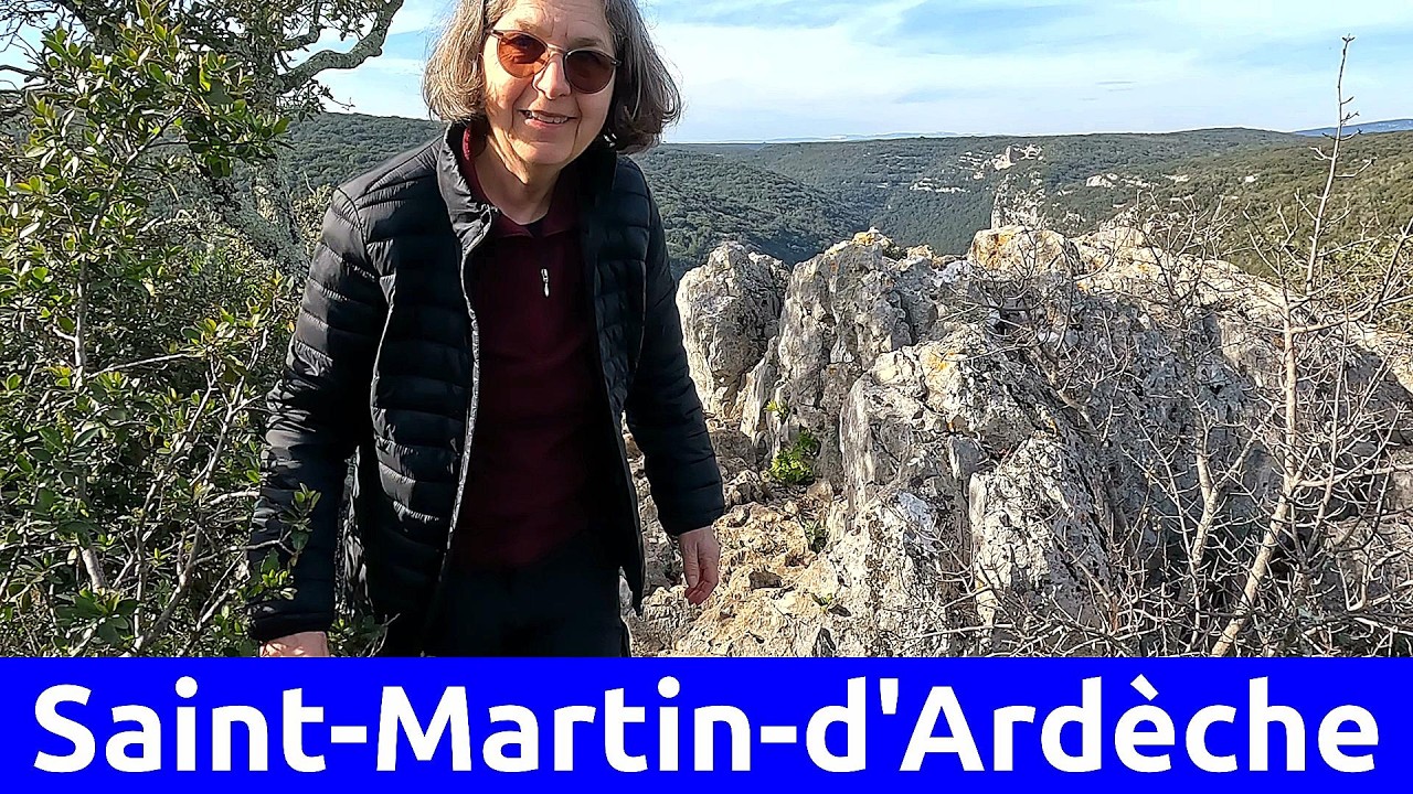 Saint-Martin-d'Ardèche und Aiguèze und Stellplatz Winterreise 2025