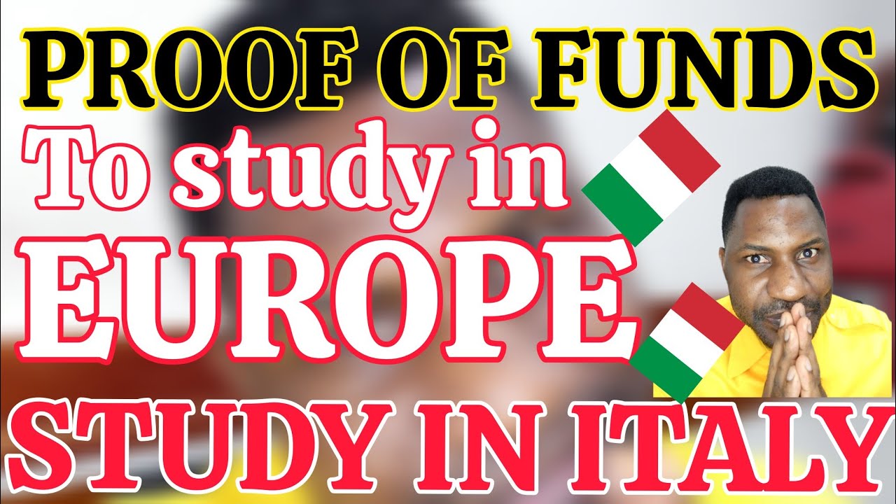 PROOF OF FUNDS|STUDY IN ITALY🇮🇹|ALL DOCUMENTS FOR YOU ITALIAN STUDY VISA